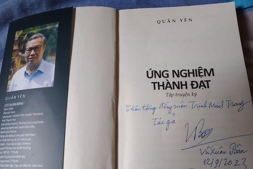 Đôi điều cảm thức về Tập Truyện ký 'Ứng nghiệm thành đạt'