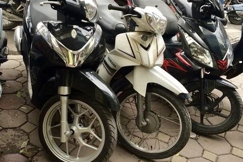 Công an quận Cầu Giấy tìm chủ sở hữu 2 xe máy tang vật vụ trộm