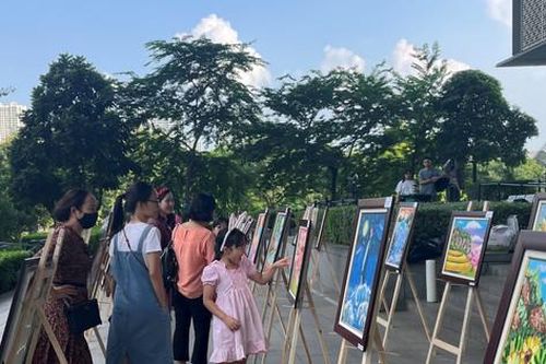 58 tác phẩm tại Triển lãm mỹ thuật thiếu nhi 'Sắc Màu'