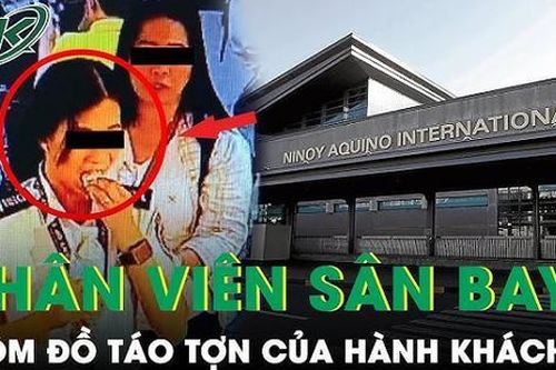 Nữ nhân viên sân bay quốc tế Ninoy Aquino nuốt trộm 7 triệu của hành khách