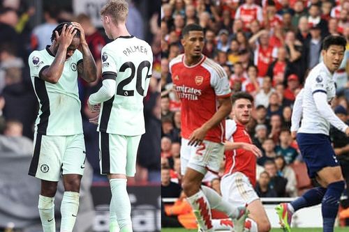 Chelsea thua sốc trong ngày Arsenal và Tottenham níu chân nhau ở trận Derby London