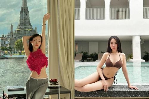 Joyce Phạm diện bikini khoe body 'cực cháy' tại Thái Lan