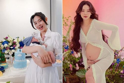 Minh Hằng đẹp mọi lúc dù mang bầu hay là 'mẹ bỉm sữa'