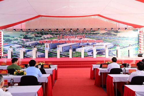 Chủ tịch nước dự lễ khởi công xây dựng Bệnh viện Đa khoa Tuyên Quang