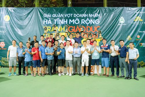 Bế mạc và trao giải Quần vợt Doanh nhân Hà Tĩnh mở rộng tranh cup Báo GD&TĐ