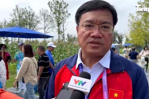 Trưởng đoàn Đặng Hà Việt nói gì về huy chương đầu tiên của thể thao Việt Nam tại Asiad 19