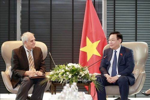 Chủ tịch Quốc hội Vương Đình Huệ tiếp Chủ tịch Hội Hữu nghị Bulgaria - Việt Nam