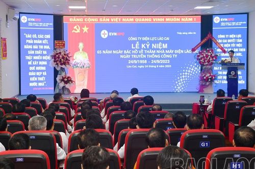 Công ty Điện lực Lào Cai tổ chức kỷ niệm 65 năm ngày Bác Hồ về thăm