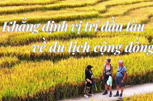 Khẳng định vị trí đầu tàu về du lịch cộng đồng