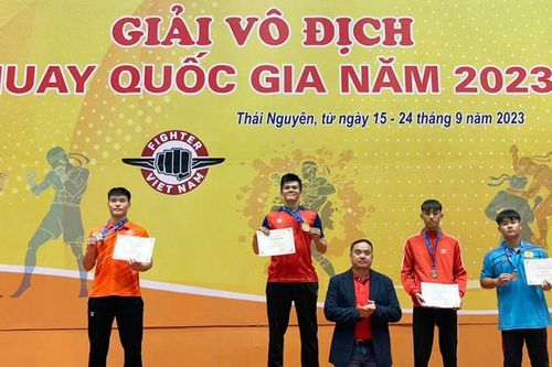 Các võ sĩ Muay Lào Cai giành 2 huy chương tại Giải Vô địch Muay quốc gia