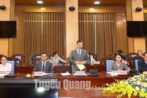 Chủ tịch UBND tỉnh Nguyễn Văn Sơn làm việc với Đoàn đại biểu Hiệp hội Kinh tế, Văn hóa Hàn-Việt