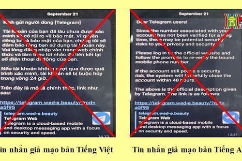 Cảnh báo xâm nhập tài khoản Telegram để chiếm đoạt tài sản