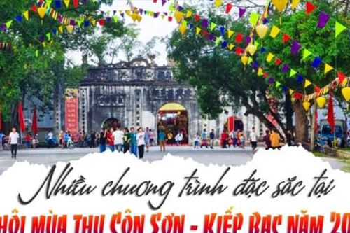 Đặc sắc Lễ hội mùa thu Côn Sơn - Kiếp Bạc năm 2023