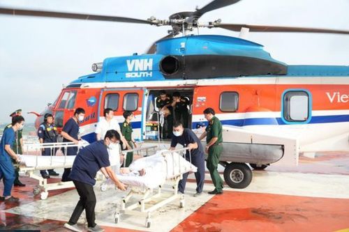 Cấp cứu đường không góp phần to lớn vào công tác y tế biển đảo