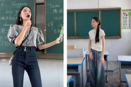 Cô giáo Tiếng Anh xứ Trung gây sốt mạng vì có style 'cực phẩm'