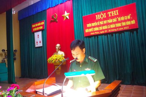 Hội thi tuyên truyền về phát huy phẩm chất 'Bộ đội Cụ Hồ'