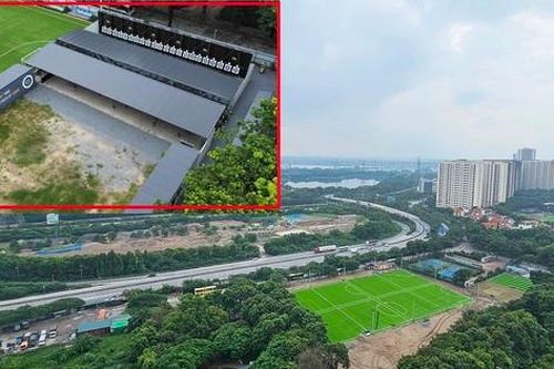 Cận cảnh sân bóng, khu bắn cung 'mọc' trên đất trường học tại phường đông dân nhất Thủ đô