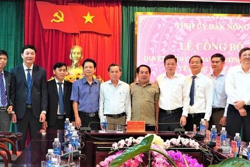 Luân chuyển, bổ nhiệm 8 cán bộ chủ chốt tỉnh Đắk Nông