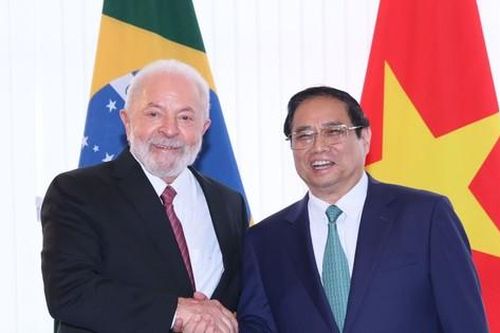 Tổng thống Brazil chủ trì lễ đón Thủ tướng Phạm Minh Chính