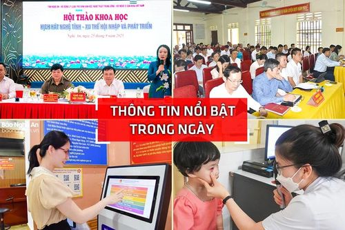 Nghệ An: Thông tin nổi bật ngày 25/9