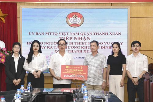 Bảo Tín Minh Châu ủng hộ gia đình các nạn nhân vụ cháy chung cư 'mini' Khương Hạ