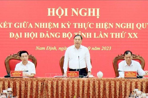 Xây dựng tỉnh Nam Định phát triển nhanh, bền vững