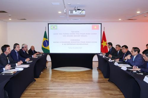 Thủ tướng kêu gọi doanh nghiệp Brazil tăng đầu tư vào Việt Nam, đẩy mạnh chuyển giao công nghệ