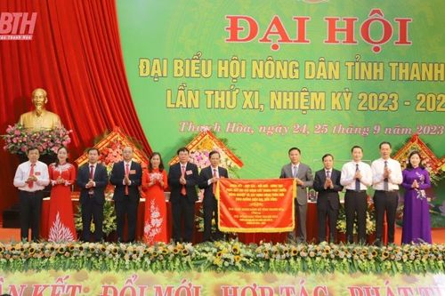 Đại hội đại biểu Hội Nông dân tỉnh Thanh Hóa khóa XI, nhiệm kỳ 2023-2028 thành công tốt đẹp