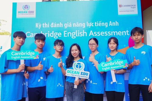 Ocean Edu tổ chức khảo thí và cấp chứng chỉ quốc tế Cambridge cho hàng ngàn học viên