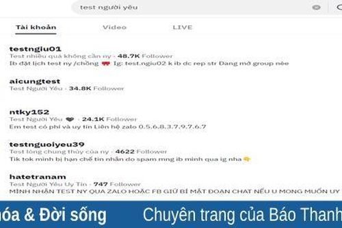 Lo lắng trước trào lưu 'test' người yêu/chồng/vợ