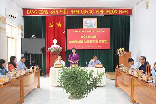 Ban Tuyên giáo Tỉnh ủy An Giang định hướng công tác tuyên truyền quý IV/2023