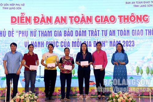 Hội Liên hiệp Phụ nữ tỉnh tổ chức diễn đàn 'Phụ nữ tham gia bảo đảm trật tự an toàn giao thông vì hạnh phúc của mỗi gia đình' năm 2023
