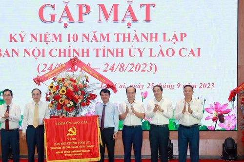 Gặp mặt kỷ niệm 10 năm thành lập Ban Nội chính Tỉnh ủy Lào Cai (24/8/2013 - 24/8/2023)