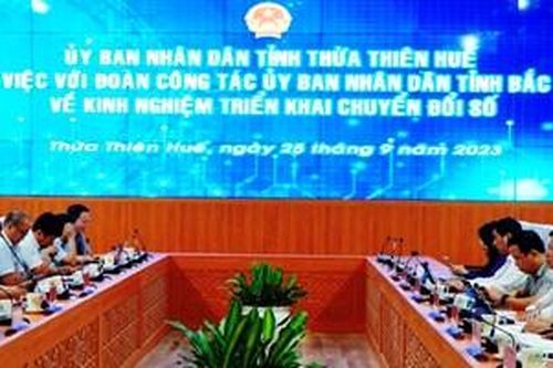 Trao đổi kinh nghiệm về chuyển đổi số