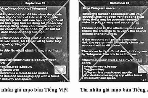 Cảnh báo thủ đoạn dùng Telegram để chiếm đoạt tài sản