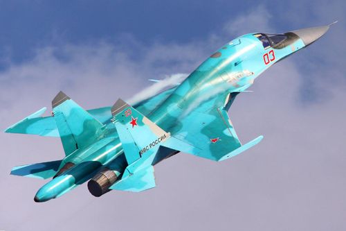 Su-34 Nga dùng bom dẫn đường tấn công sở chỉ huy Ukraine