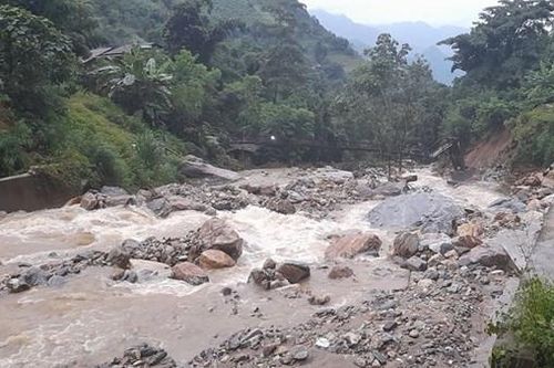 Lũ quét ở Lào Cai: Thấy một thi thể ở lòng hồ thủy điện Nậm Sài