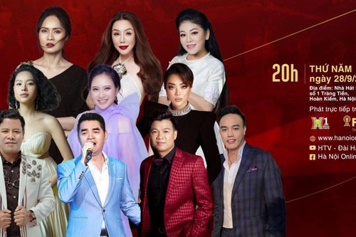Hồ Quỳnh Hương cùng dàn 'sao' thành danh từ cuộc thi 'Tiếng hát Hà Nội' hội tụ trong đêm nhạc đặc biệt