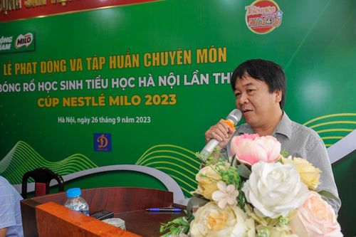 Khởi động Giải bóng rổ học sinh tiểu học Hà Nội lần thứ 17