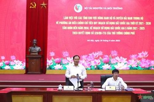 58/63 tỉnh, thành phố đề nghị điều chỉnh chỉ tiêu sử dụng đất