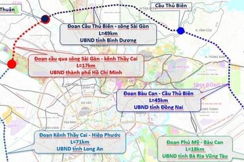 Điều chỉnh hướng tuyến Vành đai 4 TPHCM