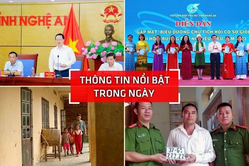 Nghệ An: Thông tin nổi bật ngày 26/9