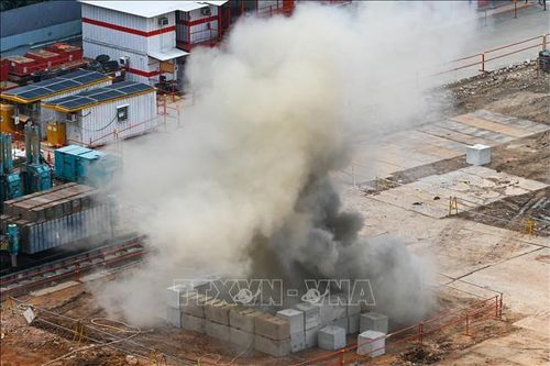 Singapore kích nổ bom còn sót từ thời Chiến tranh Thế giới thứ hai