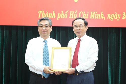 Ông Nguyễn Phước Lộc giữ chức Phó Bí thư Thành ủy TP Hồ Chí Minh