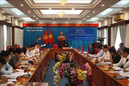 TP Hồ Chí Minh: Góp ý hoàn thiện dự thảo Luật tổ chức Tòa án nhân dân (sửa đổi)