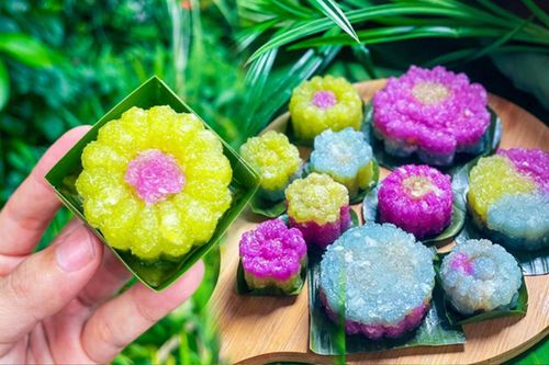 Xinh xỉu món bánh Trung thu khoai mì, công thức đơn giản vụng mấy cũng xử đẹp