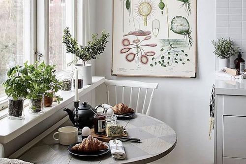 Thiết kế những góc ăn sáng nhỏ xinh trong căn bếp hẹp