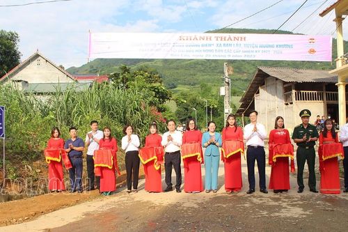 Khánh thành công trình chào mừng đại hội đại biểu hội nông dân các cấp nhiệm kỳ 2023 - 2028