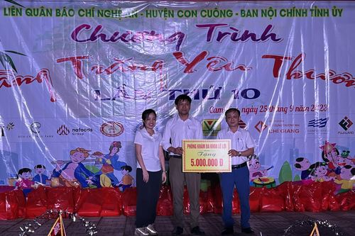 Phòng khám đa khoa Lê Lợi tham dự 'Vầng trăng yêu thương' lần thứ 10 tại Nghệ An
