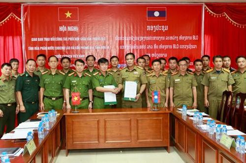 Hợp tác phòng chống tội phạm trên tuyến biên giới Sơn La – Hủa Phăn